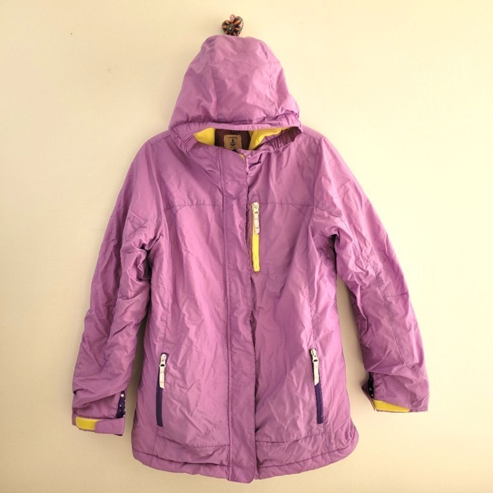 LANDS END girls XL 14-16 3-in-1 growalongs winter parka